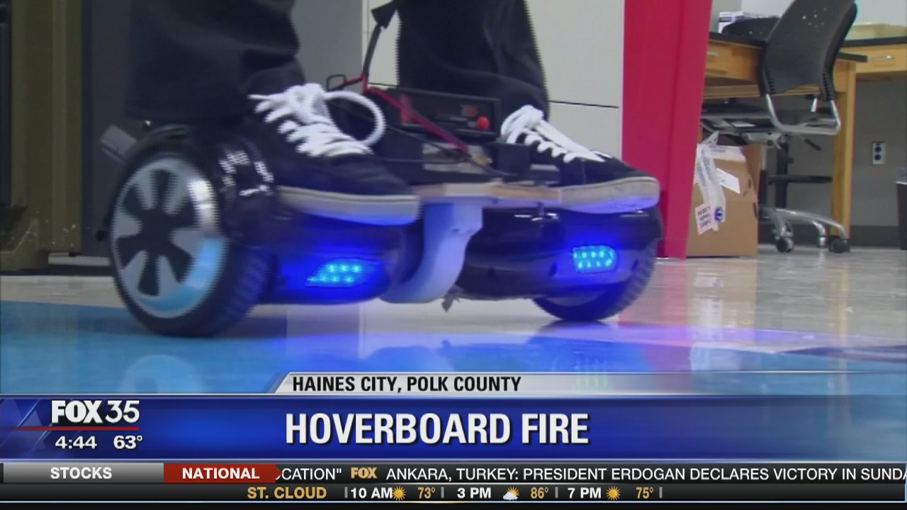 Polk County hoverboard fire