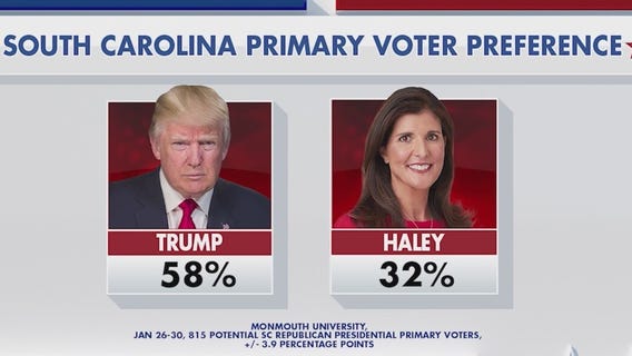 Trump,  Haley to face off in South Carolina