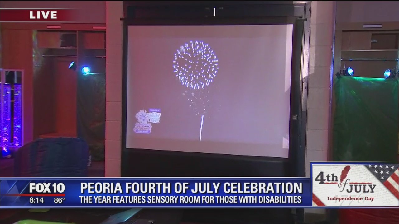 City of Peoria introduces sensory room for Fourth of July celebrations