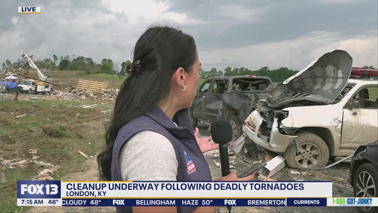 Severe weather moving toward Kentucky following deadly tornadoes