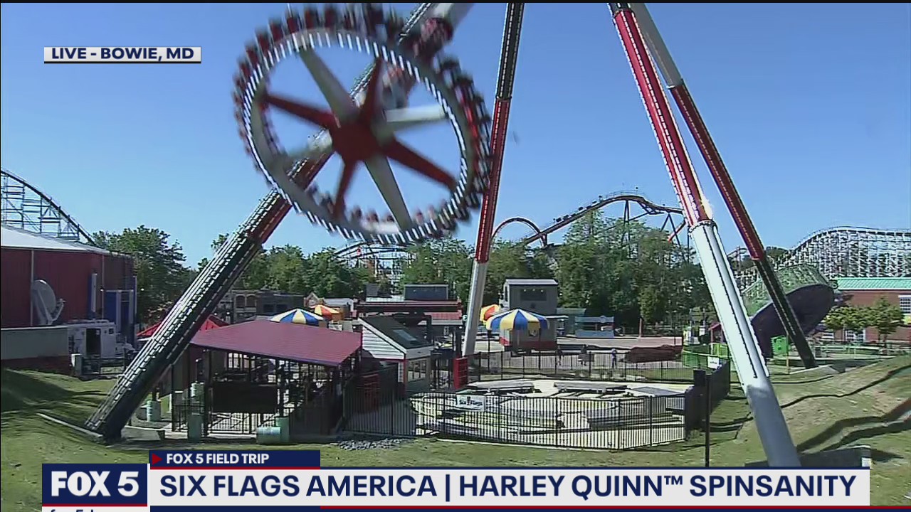 FOX 5 FIELD TRIP: Harley Quinn Spinsanity at Six Flags America