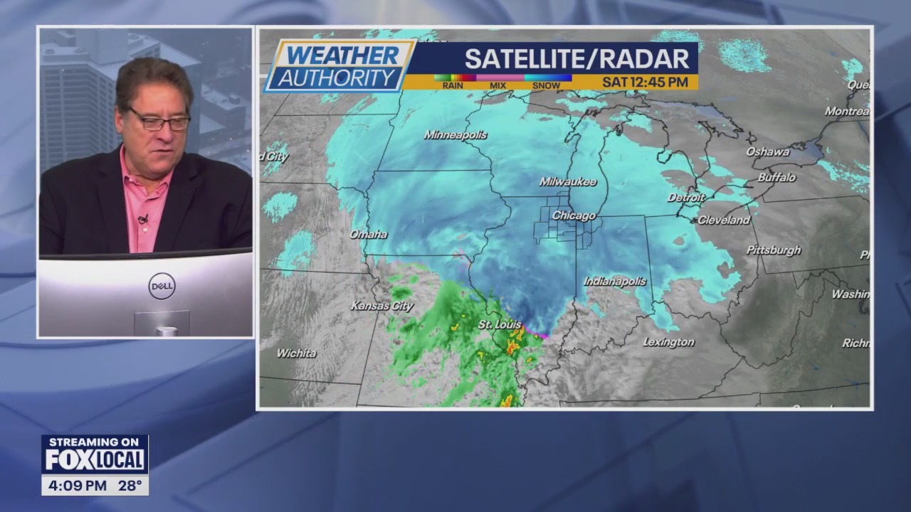 Snow blankets Chicagoland