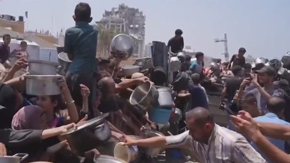 Top U.S. officials visit Gaza amid hunger crisis