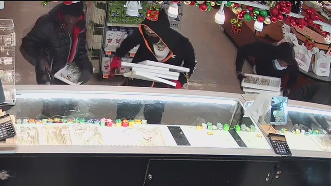 Dallas smash-and-grab robbery caught on camera