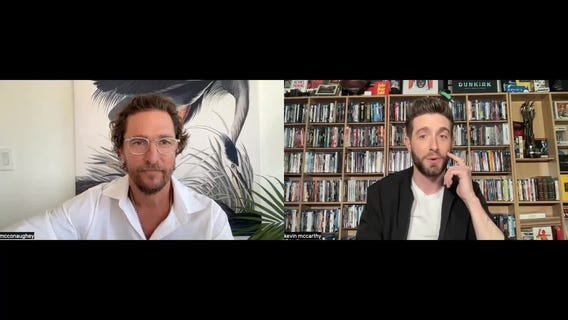 Matthew McConaughey LOVES the Washington Commanders