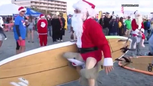 'Surfing Santas' set for Christmas Eve morning