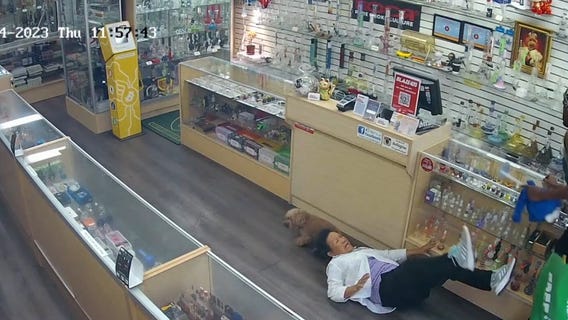 Chinatown store employee thrown to ground