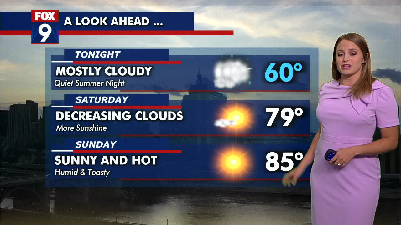 Warmer weekend ahead with increasing sunshine