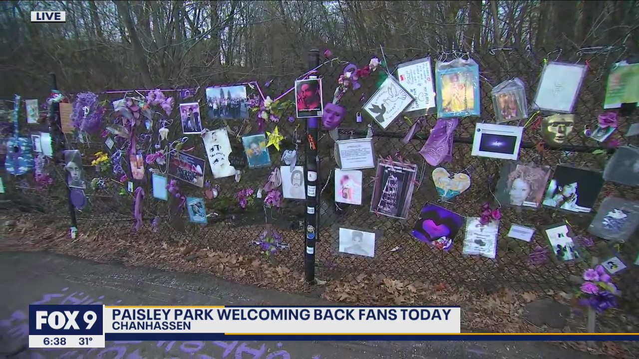 Paisley Park welcomes fans on anniversary of Prince's death