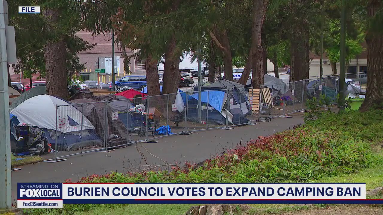 Burien City Council votes to expand camping ban