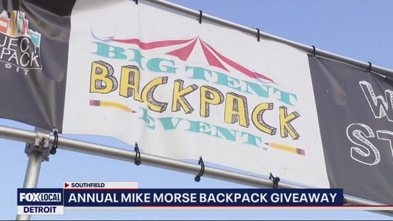 Mike Morse hosts annual Project Backpack giveaway event