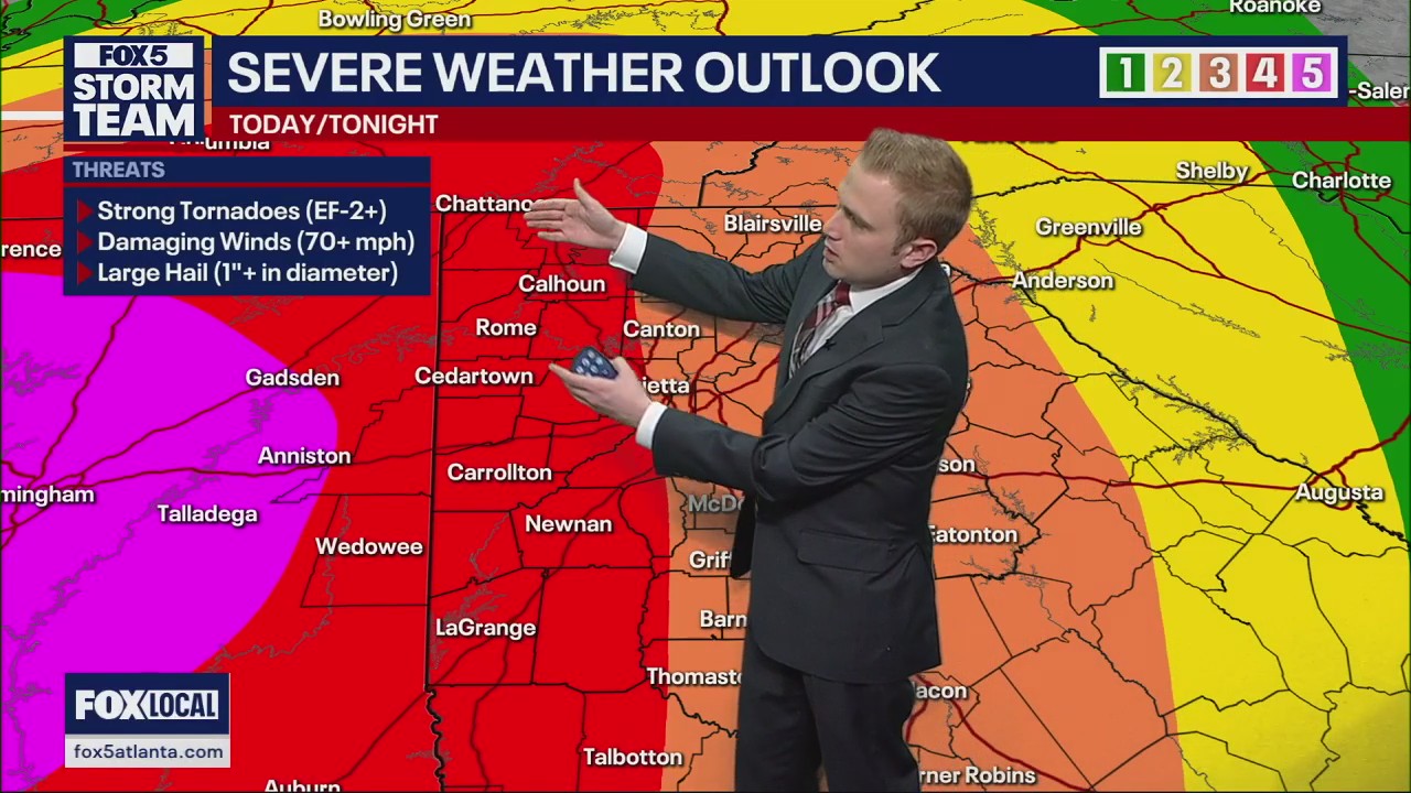 STORM ALERT DAY: Full Breakdown of Saturday Night's Severe Weather