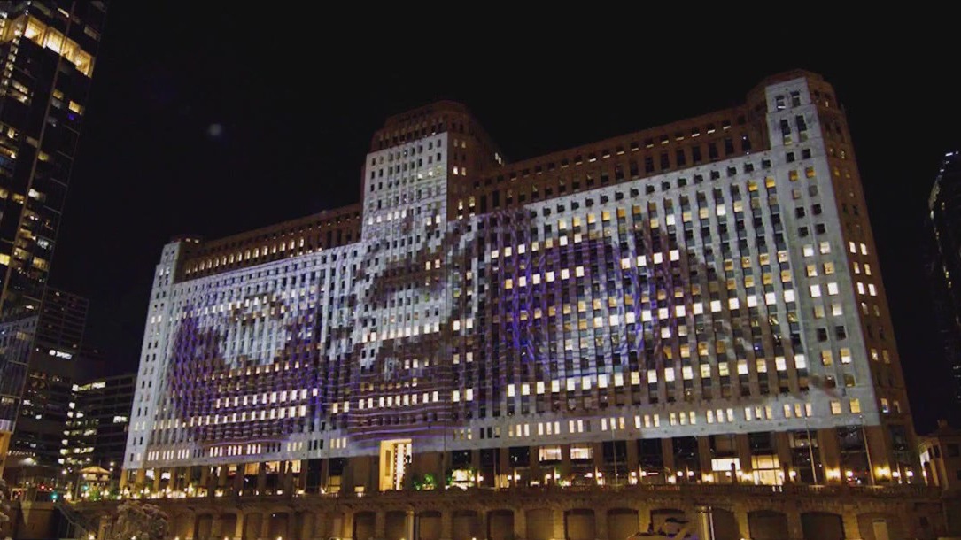 ART on THE MART's fall program premieres tonight along Chicago riverfront