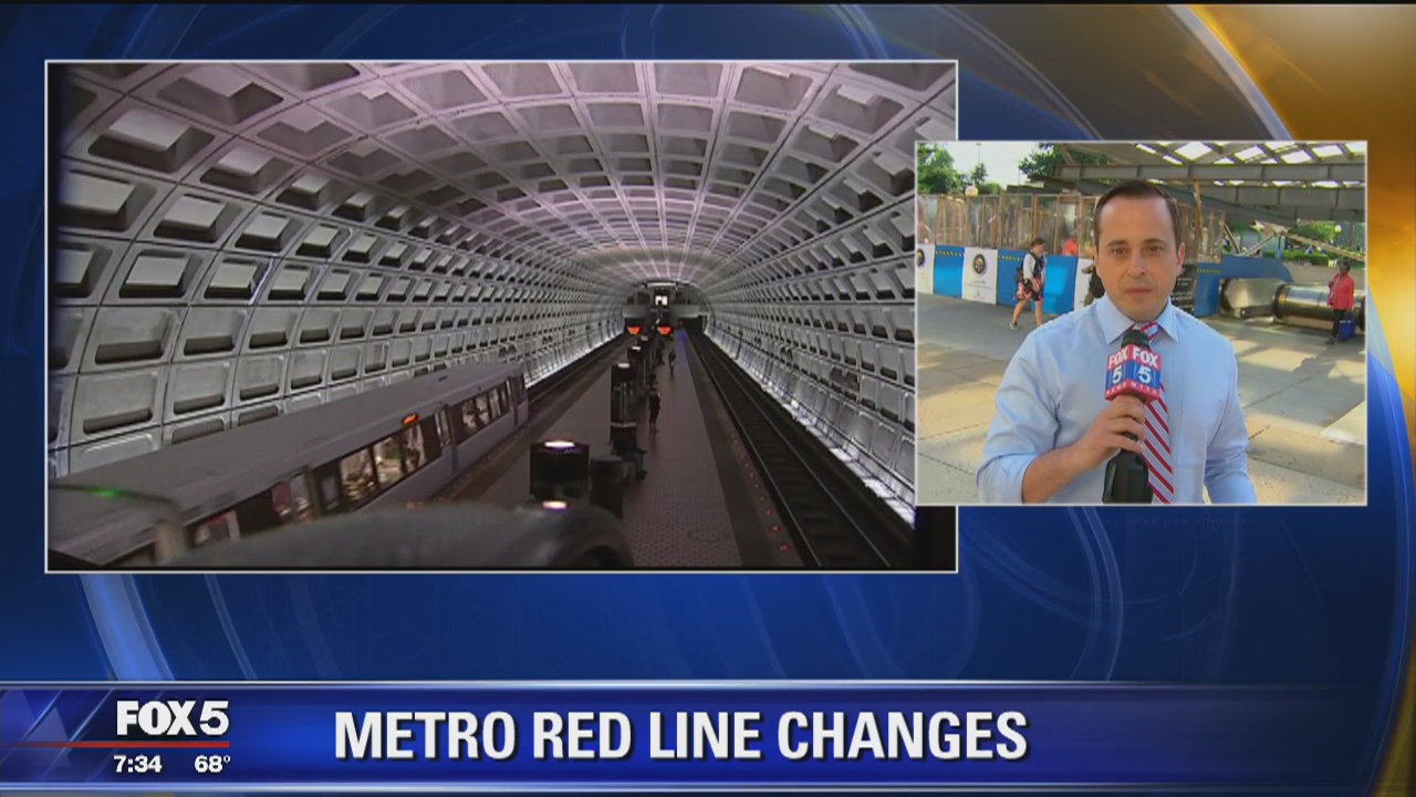 Major Metro Red Line service disruptions, closures starting July 10