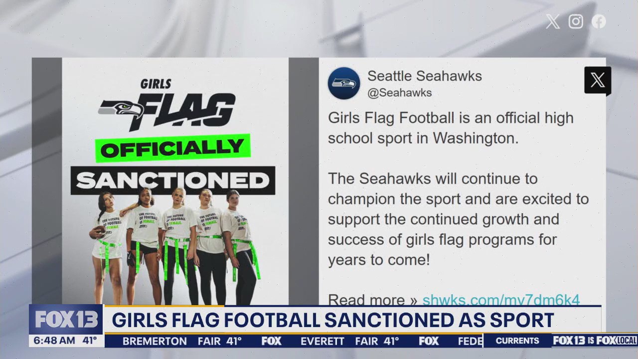 Girls flag football sanctioned as sport in WA