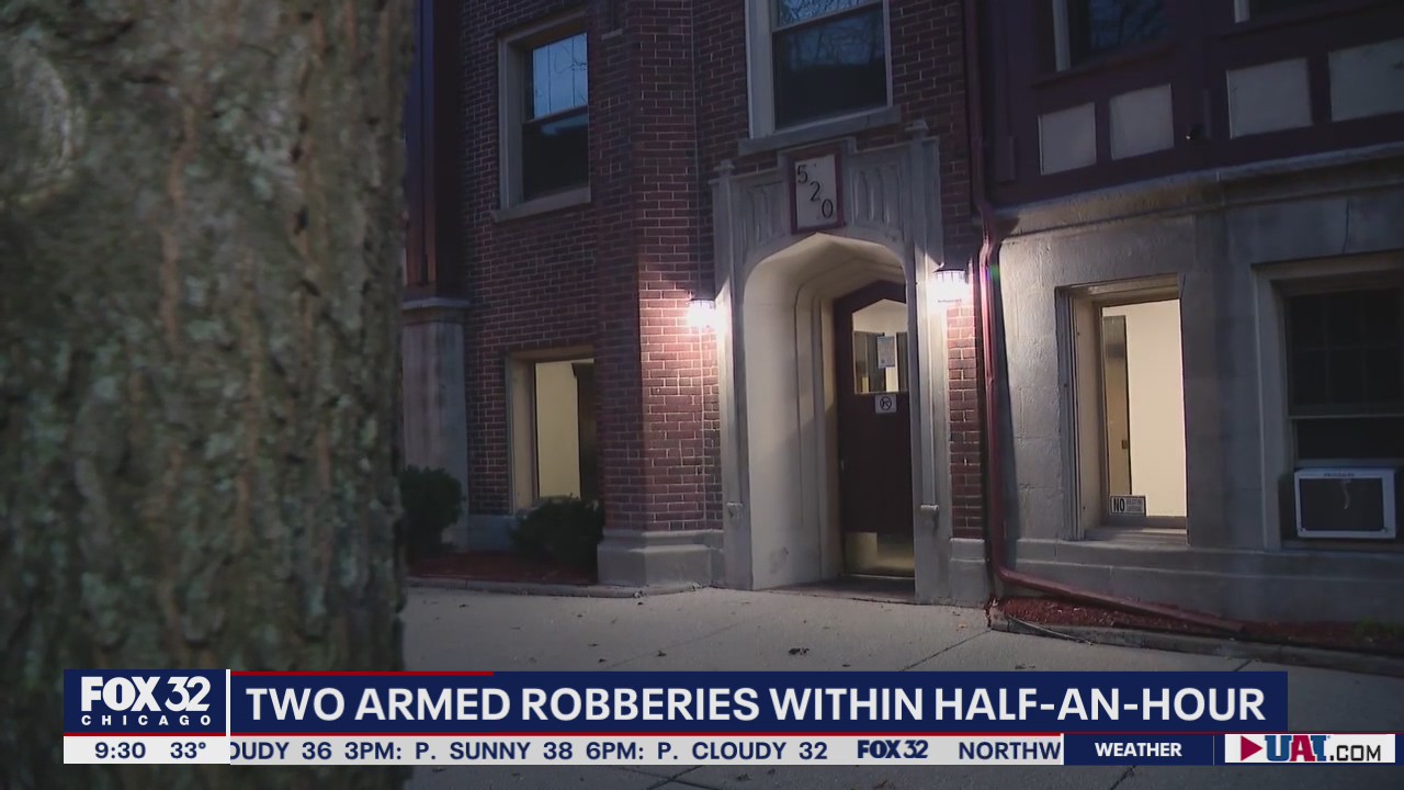 Armed robberies reported minutes apart in Lake View East | FOX 32 Chicago
