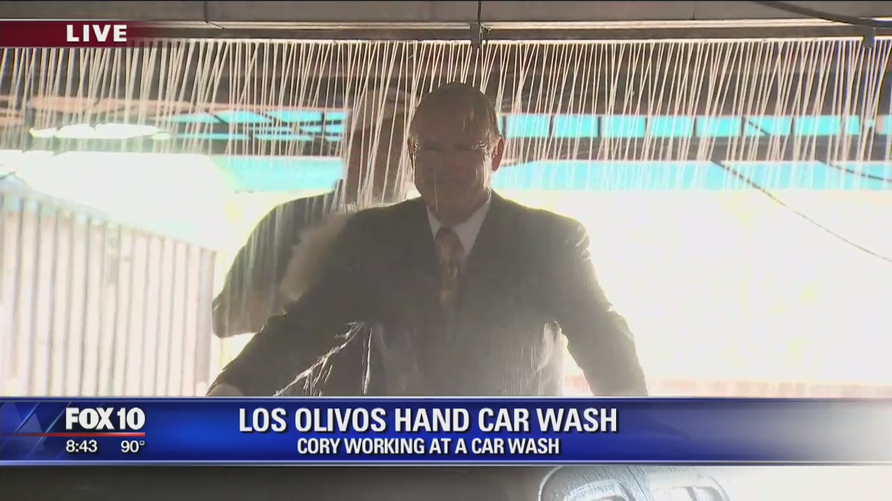 Cory works, gets cleaned at Los Olivos Hand Car Wash