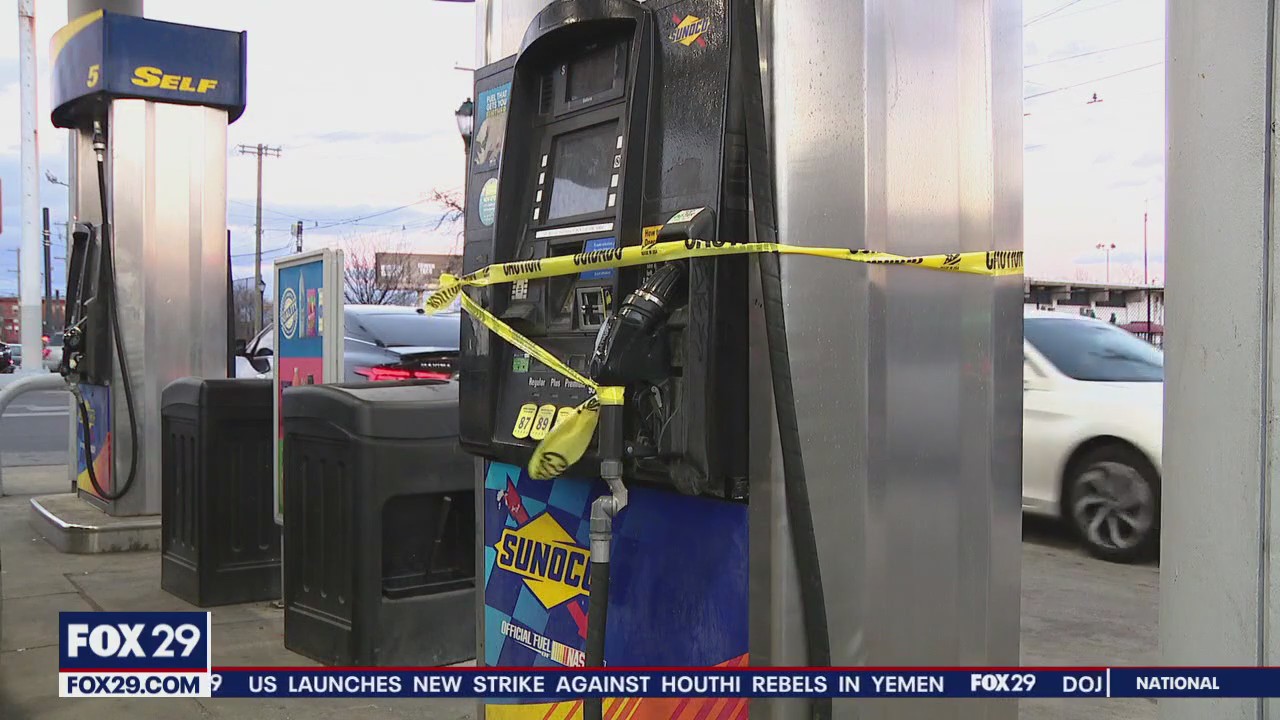 Man critically injured while pumping gas in hit-and-run | FOX 29 ...