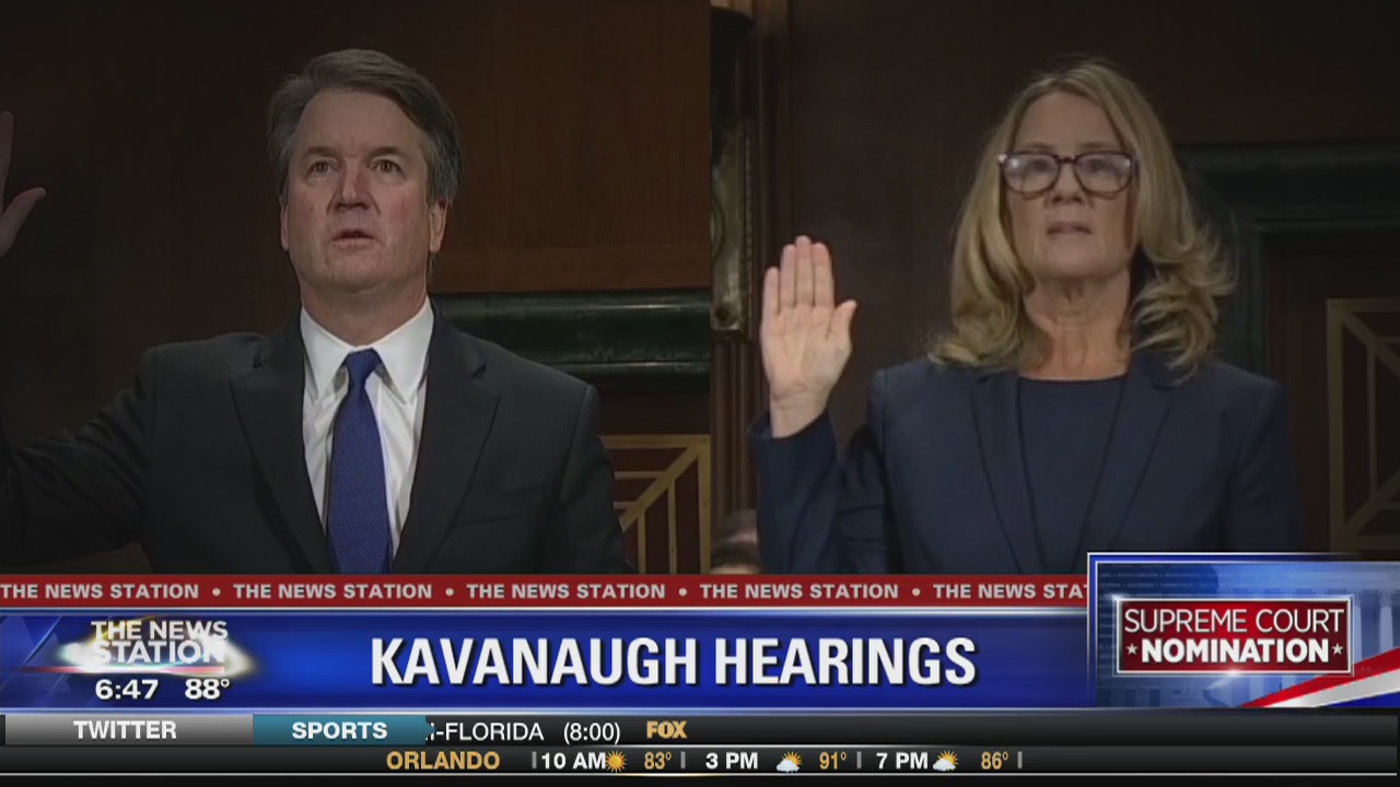 Kavanaugh accuser testifies