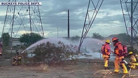 Tesla driver killed in fiery Buckeye crash