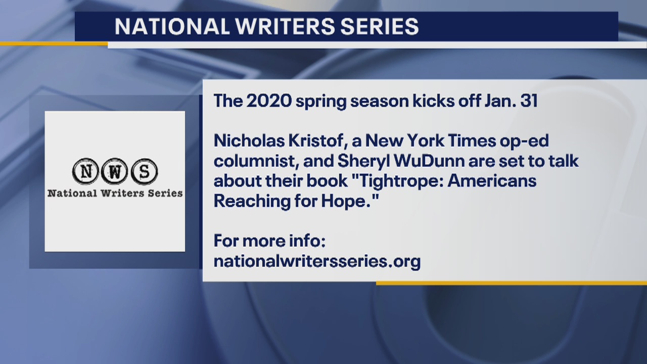National Writers Series 2020 spring season lineup