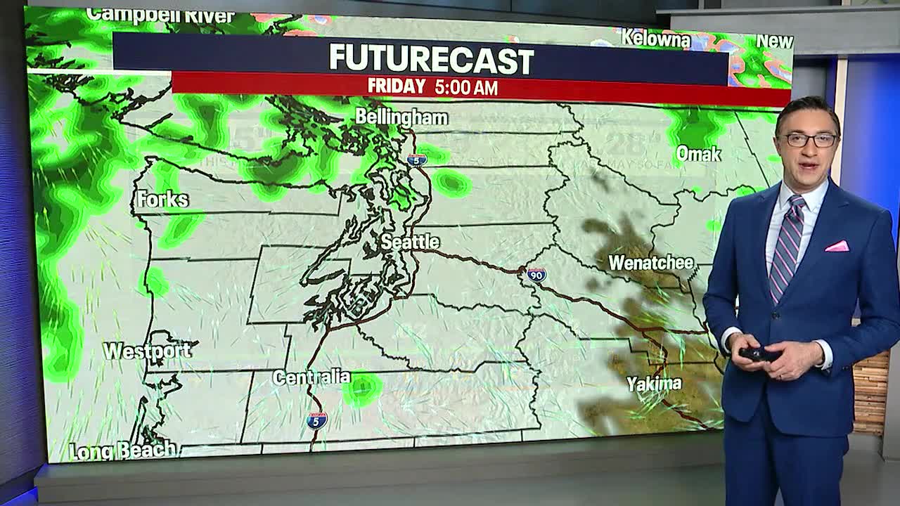 Seattle weather: Temperatures will be cooler Friday