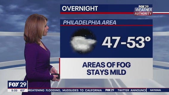 Weather Authority: 5 p.m. Wednesday forecast