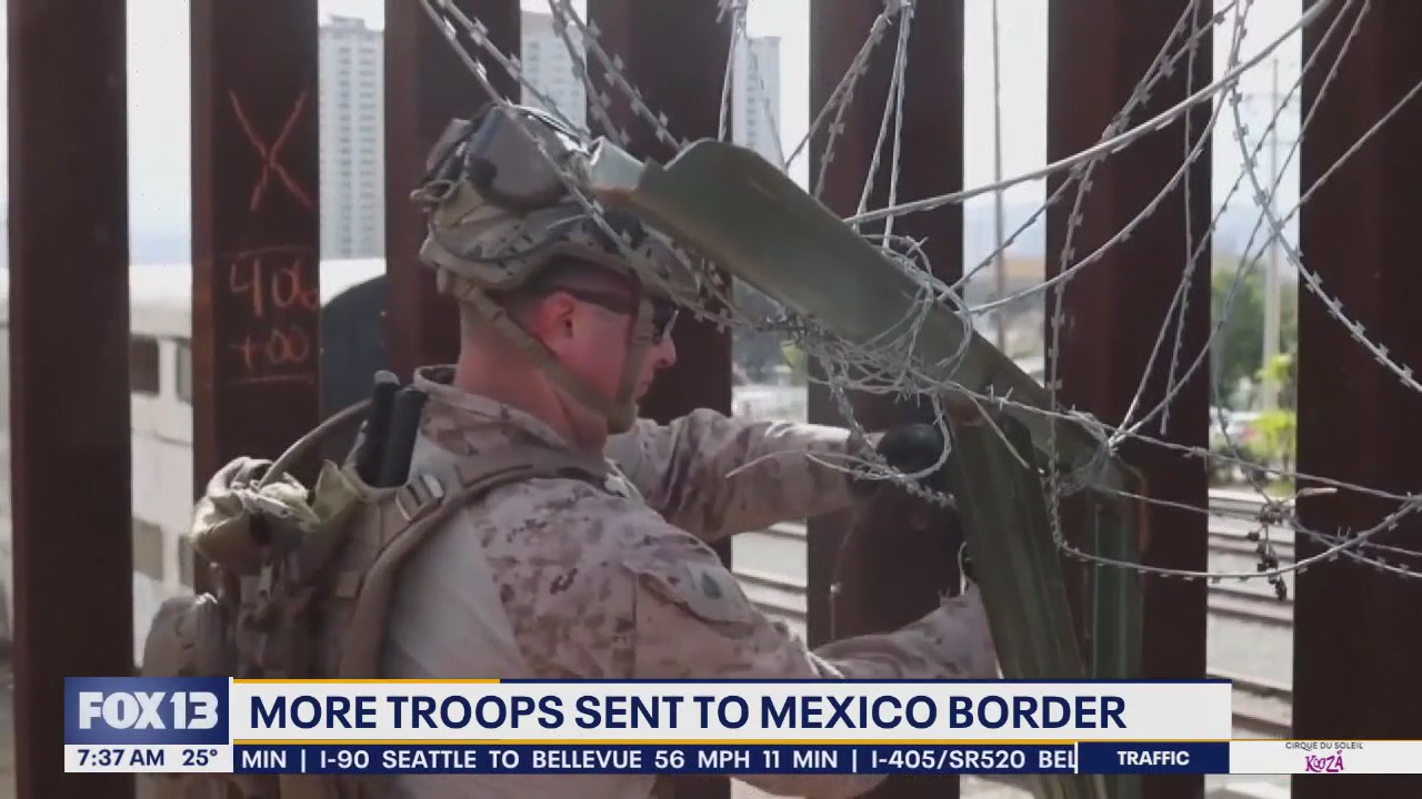More US troops sent to Mexico border