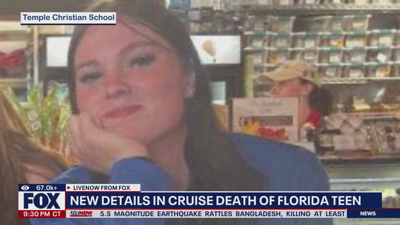 New details in cruise death of Florida teen