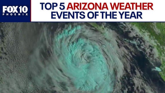 Tropical storm remnants l No. 1 AZ weather event of 2025
