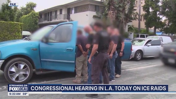 Congressional hearing in LA over ICE raids