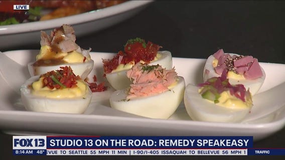 Trying dishes at Bremerton speakeasy