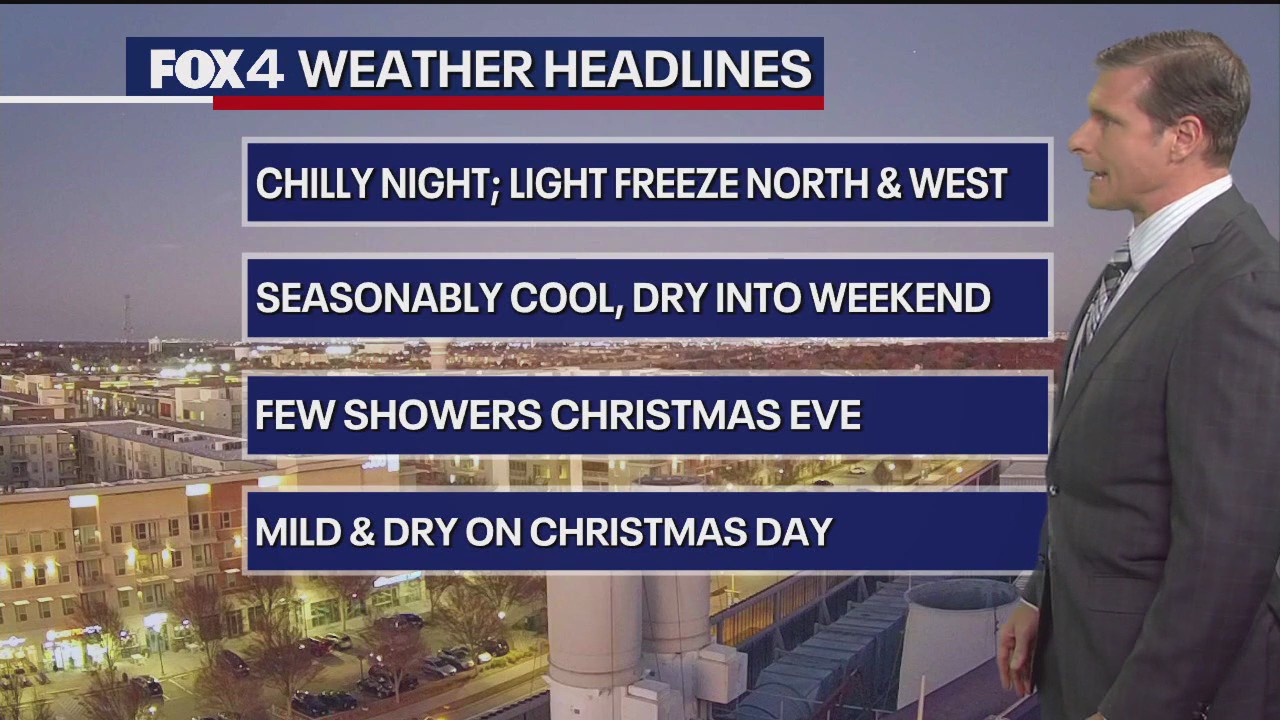 Dallas Weather: Dec. 18 afternoon forecast
