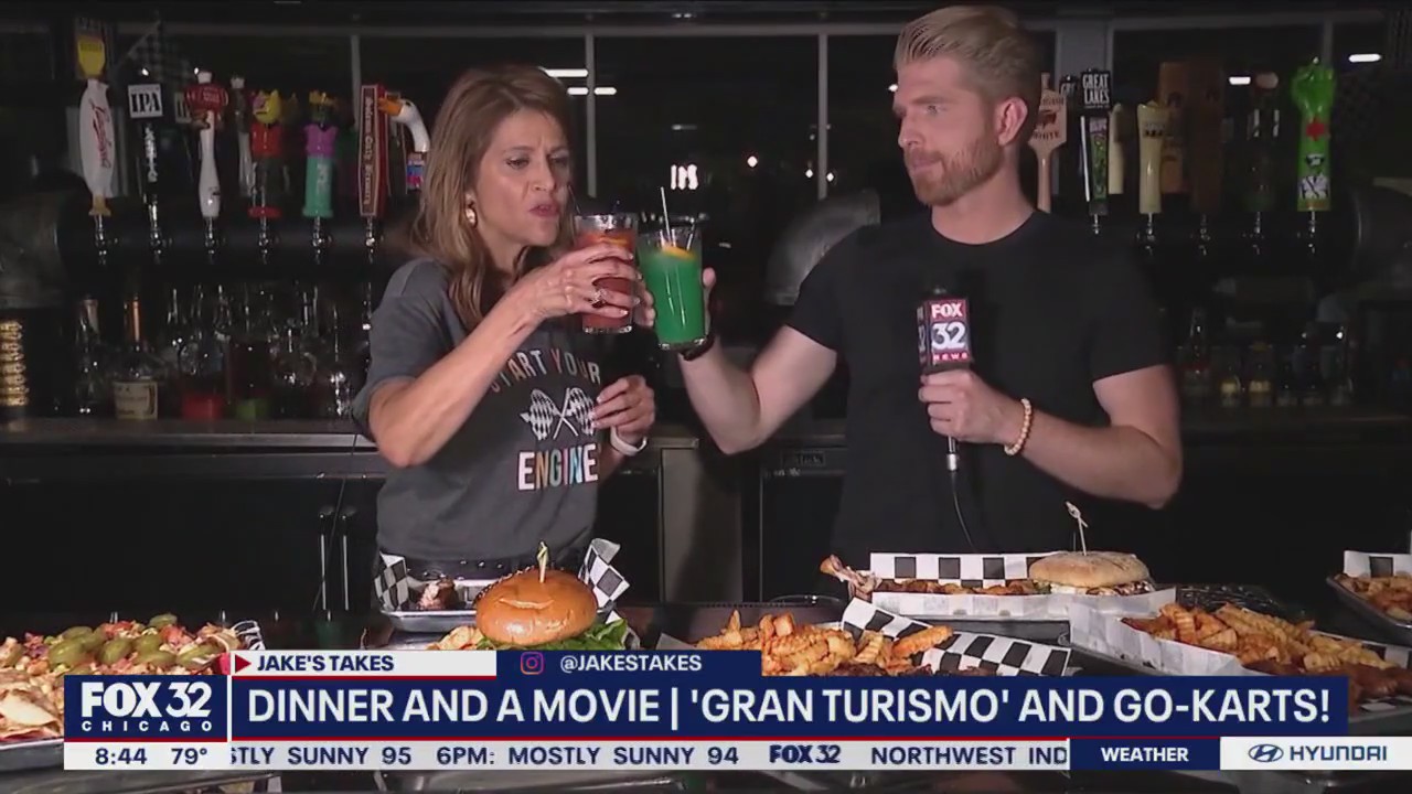 Dinner and a movie: 'Gran Turismo' and go-karts at Accelerate Indoor Speedway