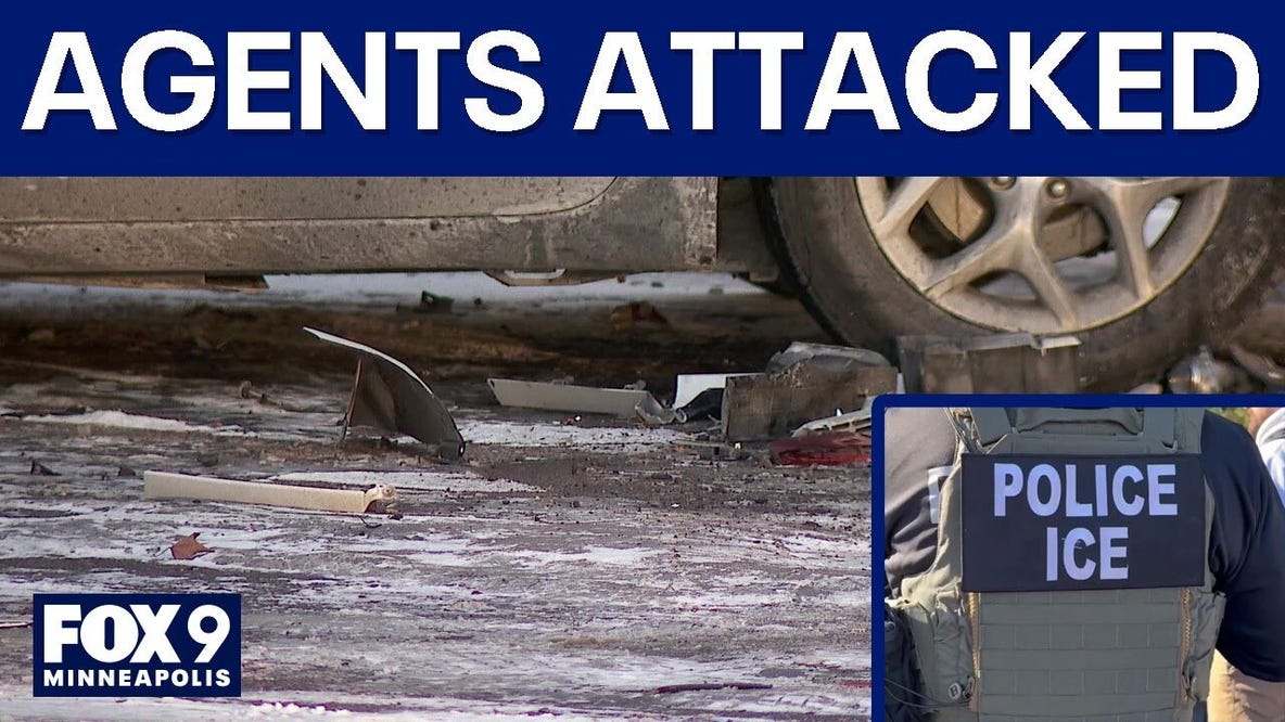 ICE agent fires shot after being hit by fleeing driver