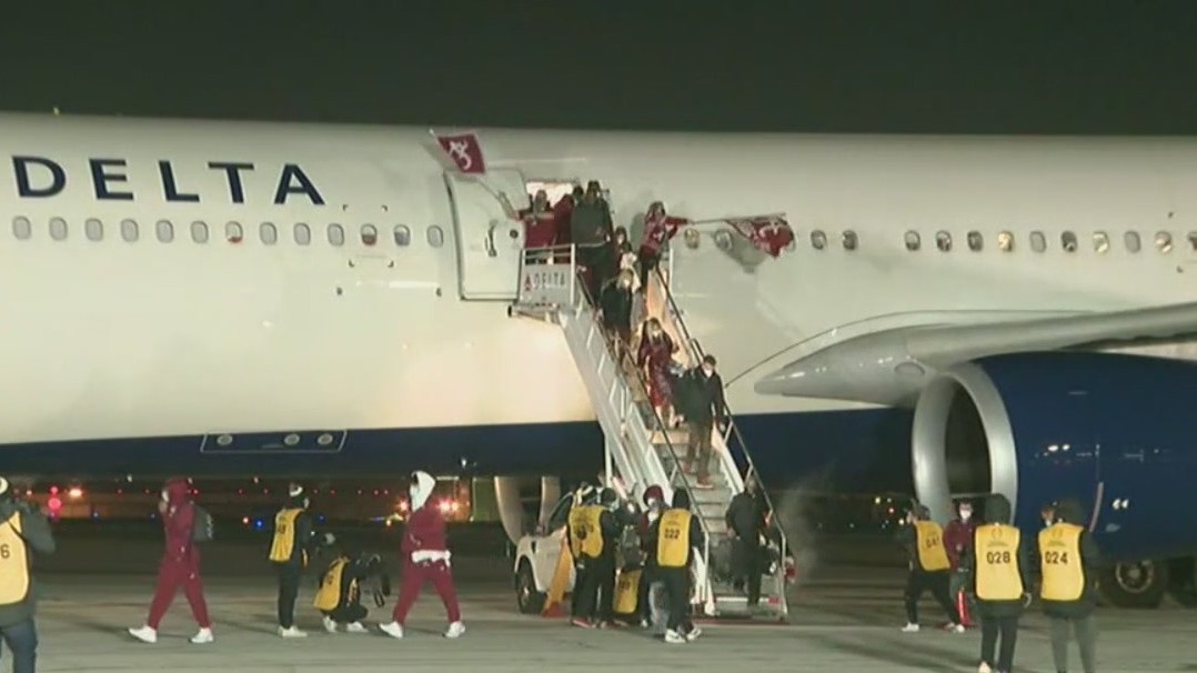 Alabama arrived in Indy