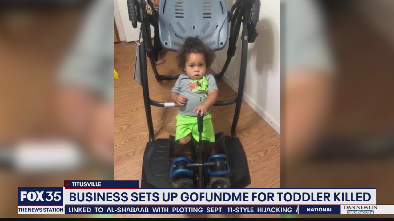 Business sets up GoFundMe for family of toddler killed