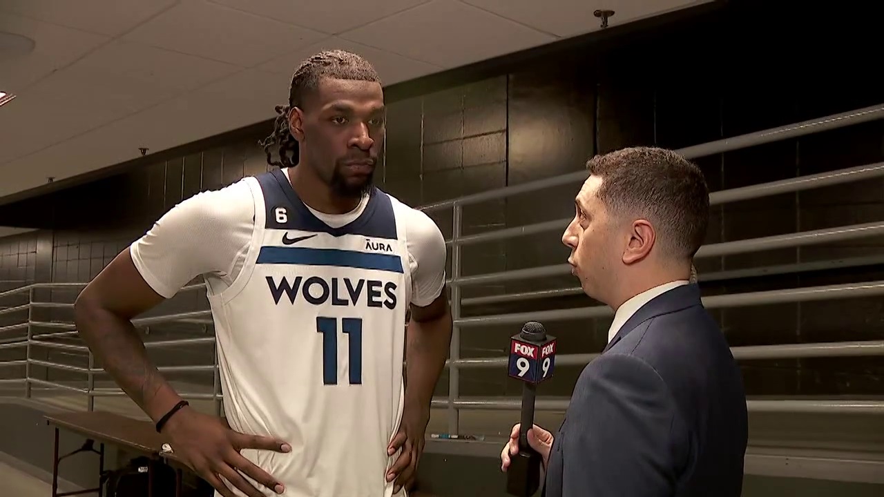 Wolves' Naz Reid speaks after clutch performance in OT win over Warriors