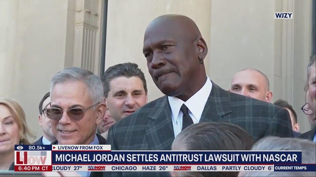Michael Jordan settles lawsuit with NASCAR