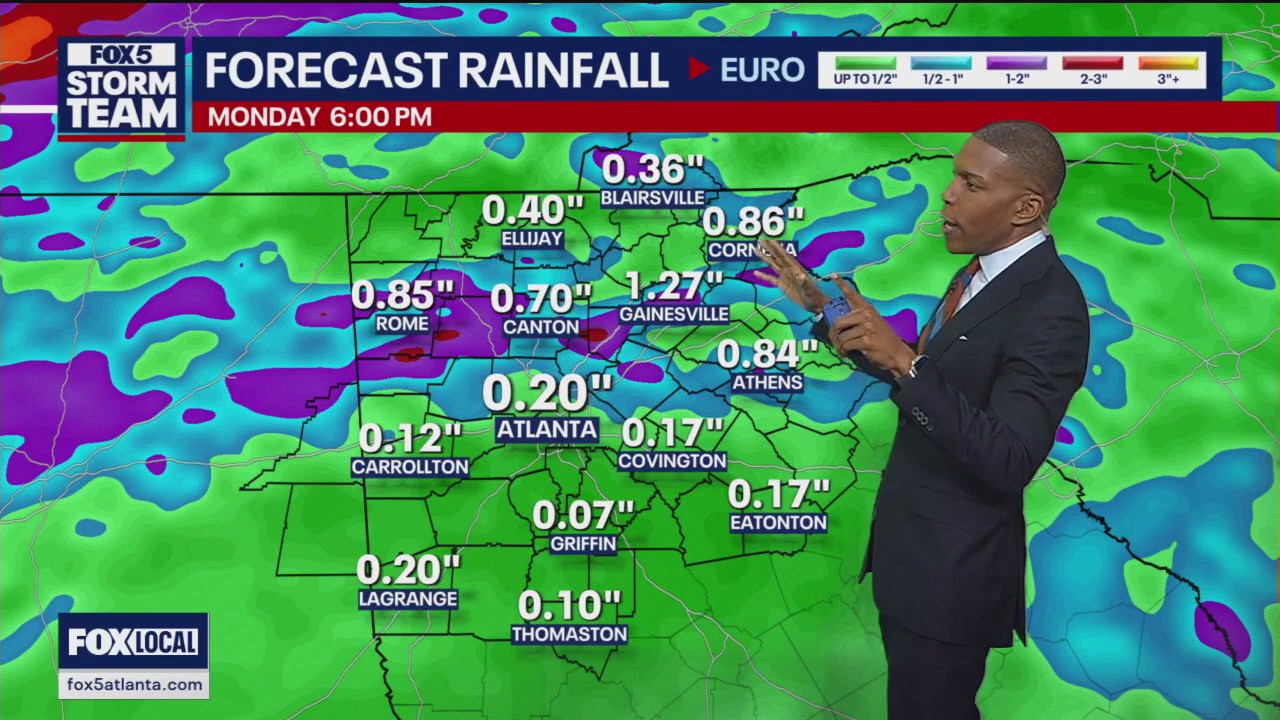 Thursday afternoon forecast | FOX 5 Atlanta