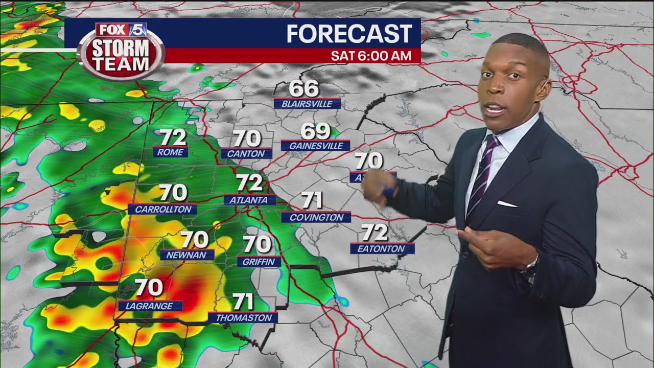 Friday evening forecast | FOX 5 Atlanta