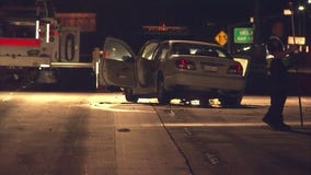 LAPD officer seriously hurt in multi-vehicle crash on 405 Freeway