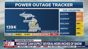 Snow, outages hit Midwest amid arctic blast