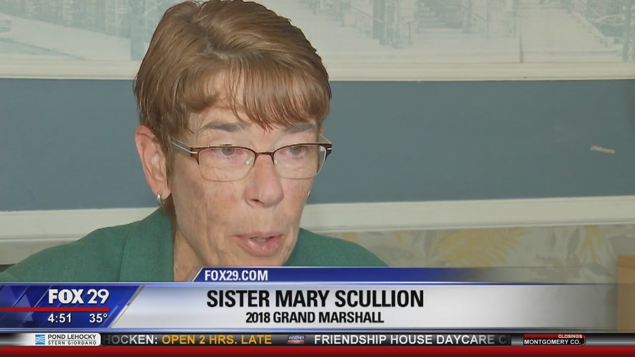 Meet Sister Mary Scullion, the 2018 St. Patrick's Day Parade Grand Marshal