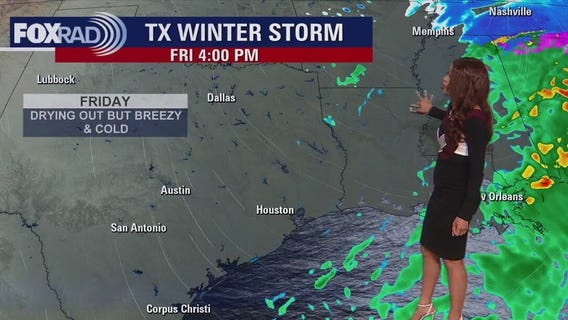Cold rain to remain through Friday morning | FOX 26 Houston Weather Forecast