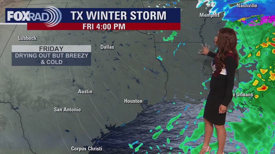 Cold rain to remain through Friday morning | FOX 26 Houston Weather Forecast