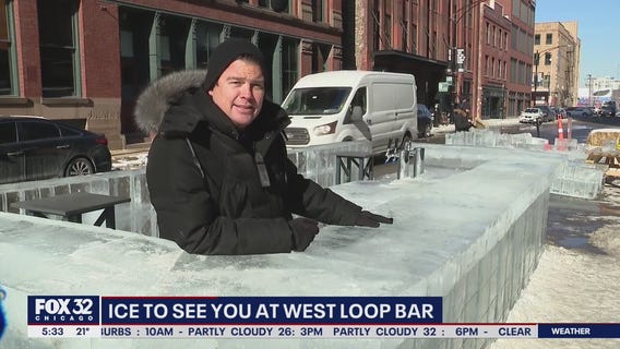 West Loop business embraces winter with outdoor ice bar