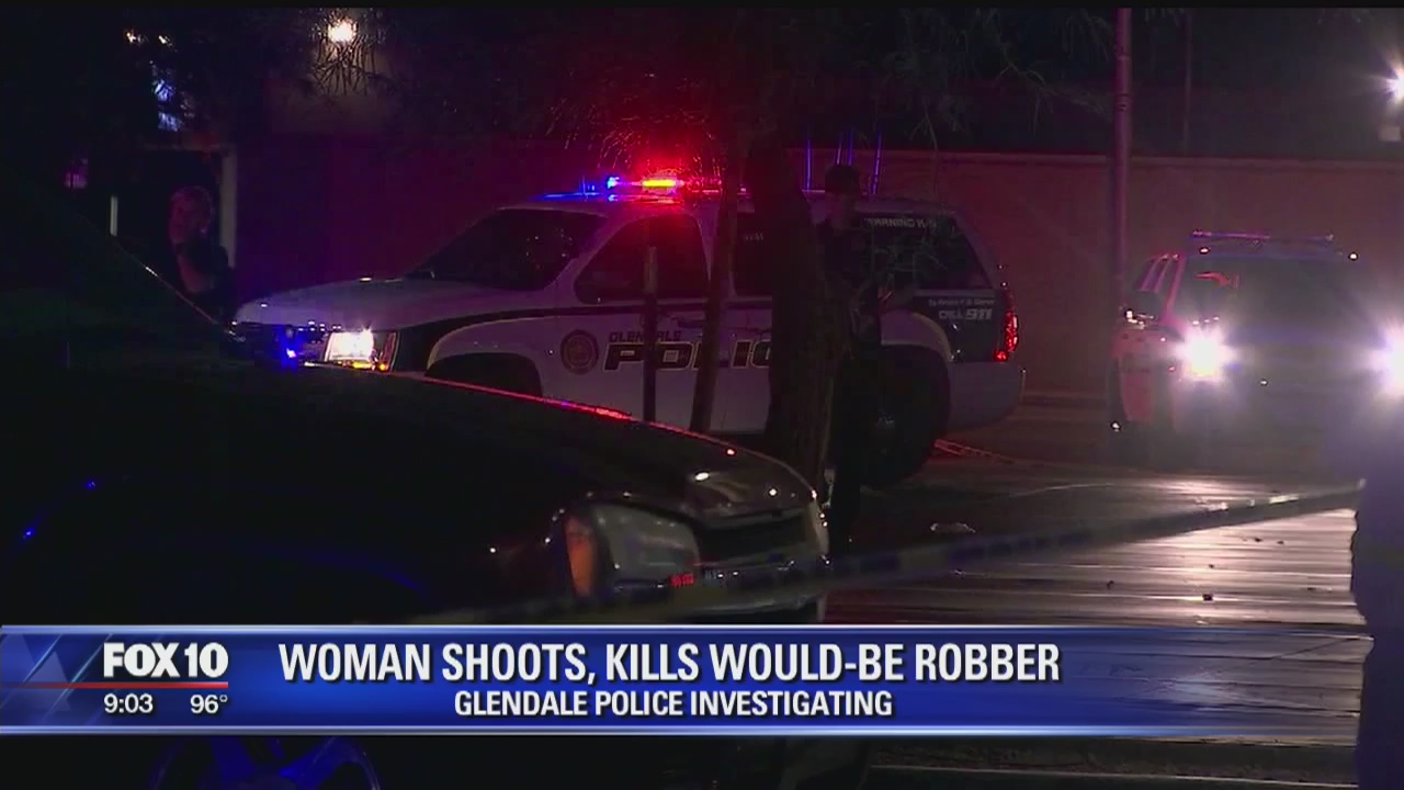 Glendale Police: Man shot while reportedly robbing woman