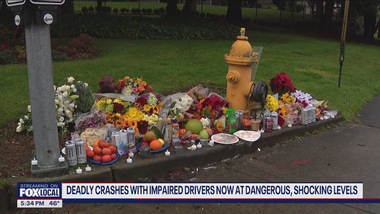 Deadly DUI crashes at dangerous, shocking levels in WA | FOX 13 Seattle