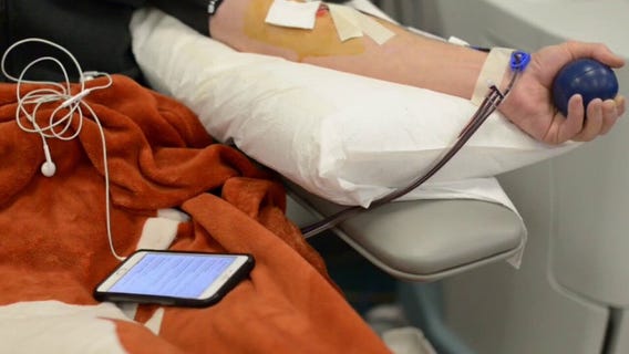 We Are Blood holiday blood drive